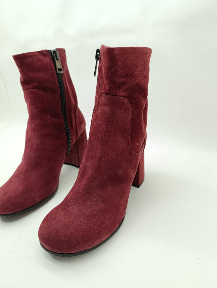 Spring stivali donna numero 40 vero cuoio nuove deadstock made in Itaòy