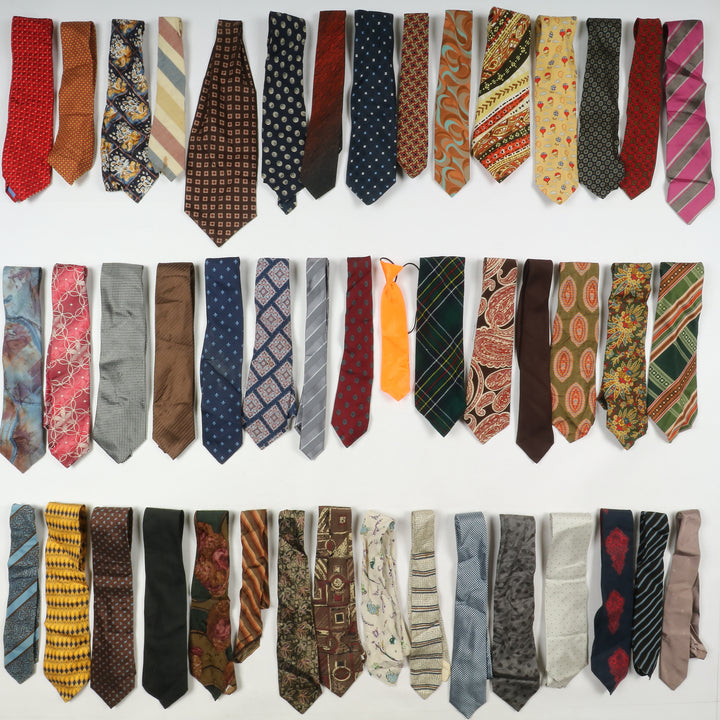 Lotto stock cravatte vintage box da 400pz