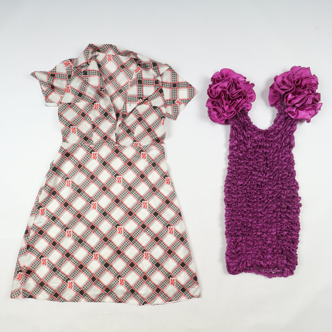Stock lotto Vestiti abiti Estivi vintage donna 32 pz colorati