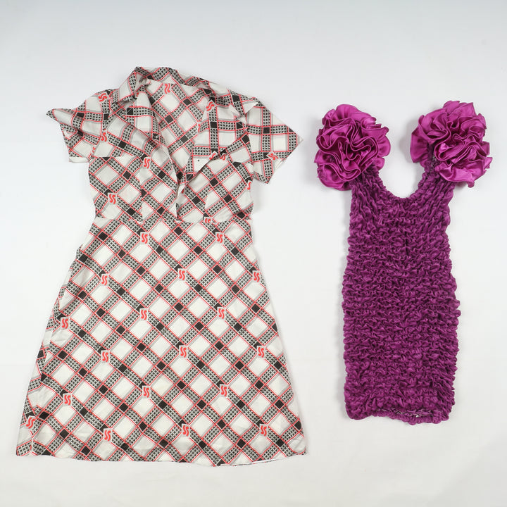 Stock lotto Vestiti abiti Estivi vintage donna 32 pz colorati