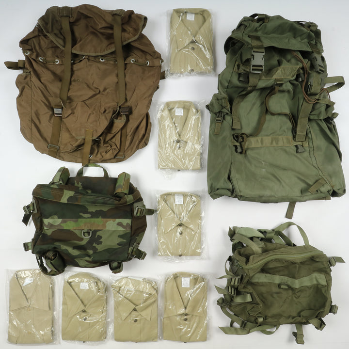 Accessori militari e civili Stock da 77 pz caccia militare vintage army pesca