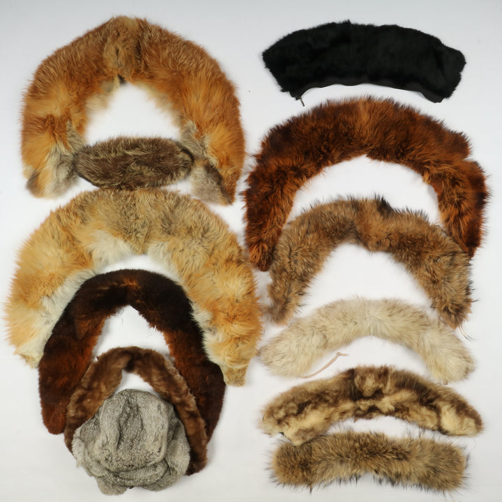 Stock Cappelli e Colli di Pellicce vintage uomo e donna stock 49pz grado A+B