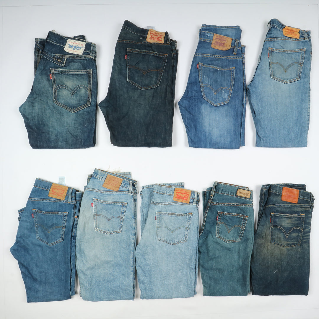 Levi's jeans denim slim, skinny e bootcut / zampa stock da 43 pz uomo e donna