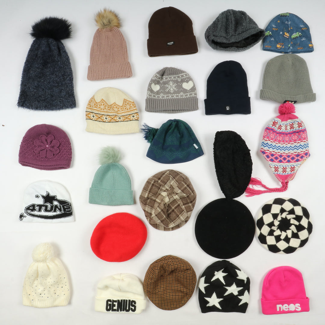 Stock Cappelli invernali vintage uomo e donna stock 115pz grado A+B