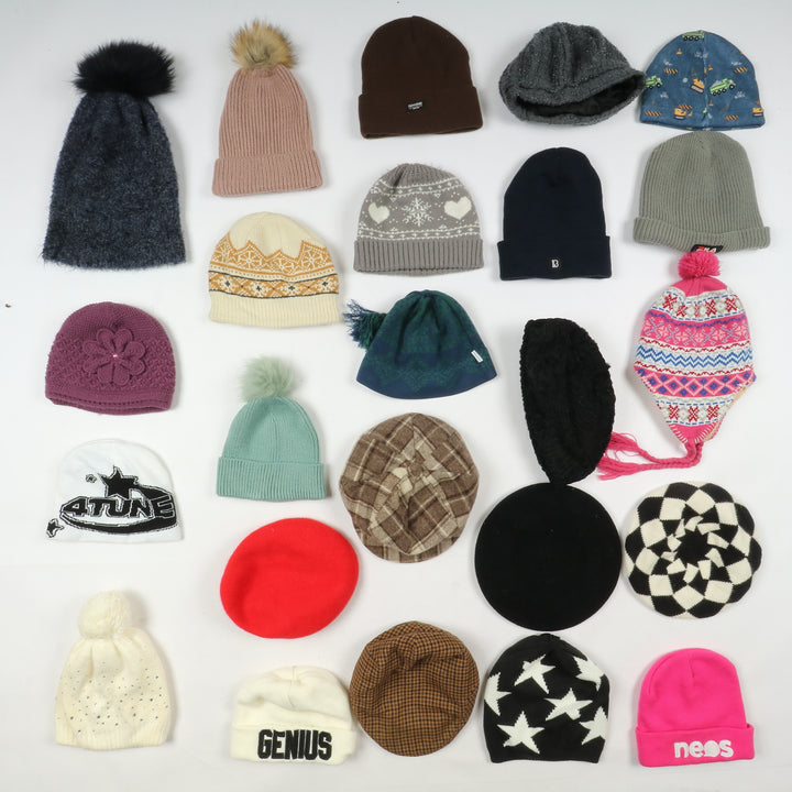 Stock Cappelli invernali vintage uomo e donna stock 115pz grado A+B