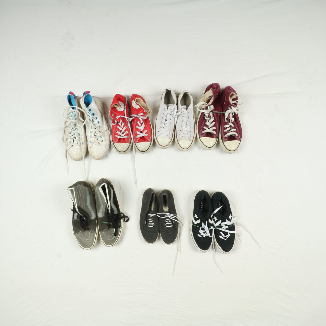 Stock Converse all star e Vans box da 42pz alte basse vintage