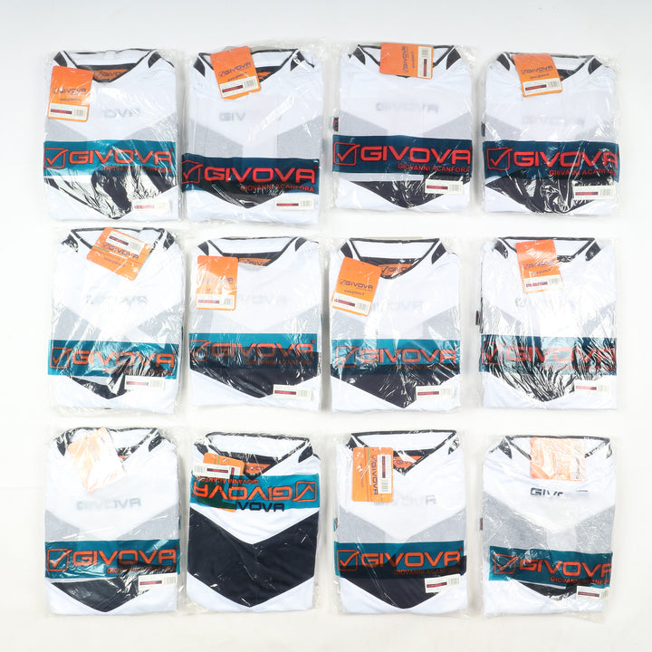 Completi sportivi da calcio nuove 55pz uomo Asics e Givova