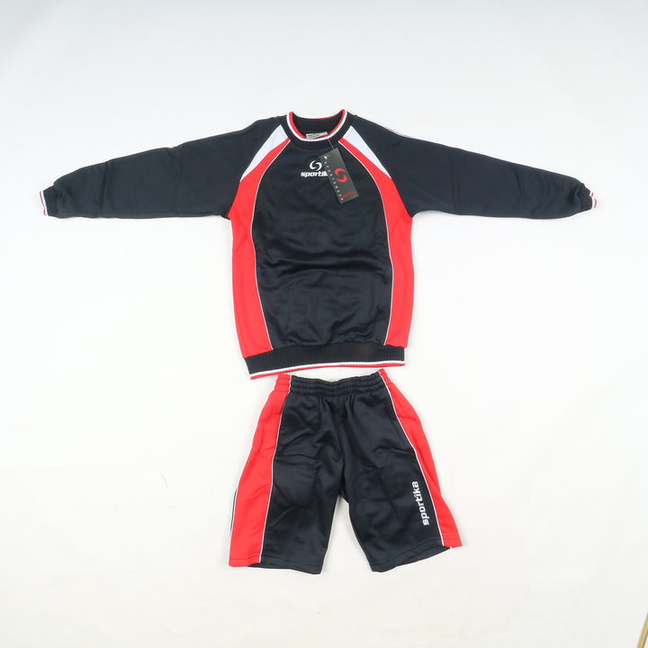 Completi sportivi da calcio nuovi con cartellino 25pz Sportika