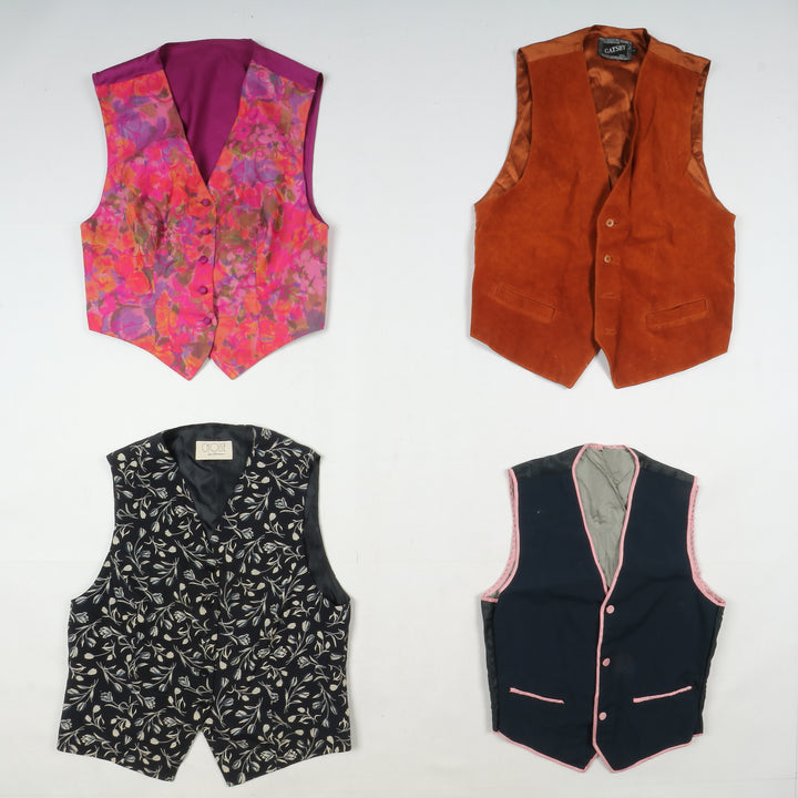 Gilet vintage uomo e donna Stock da 34pz