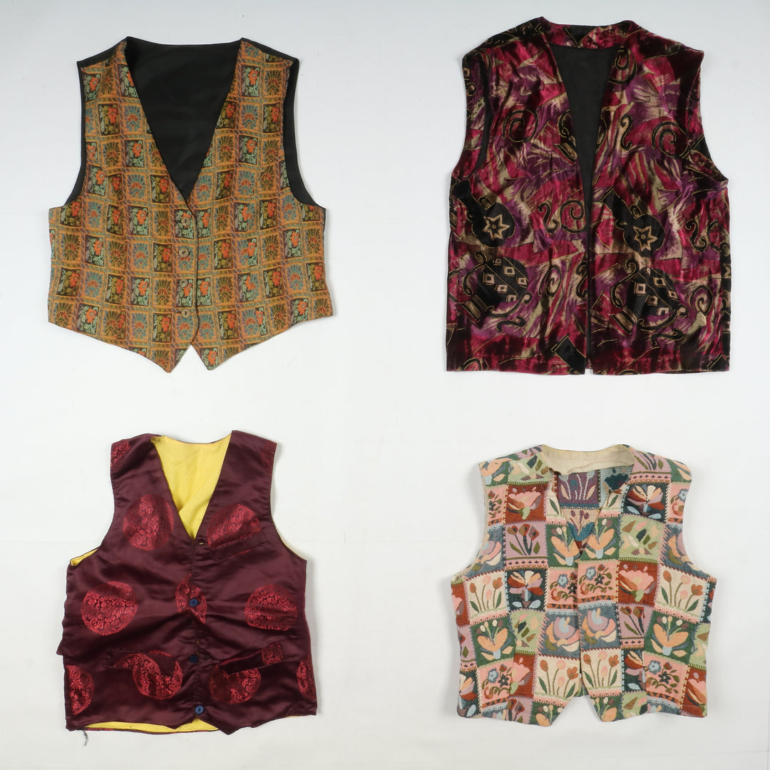Gilet vintage uomo e donna Stock da 34pz