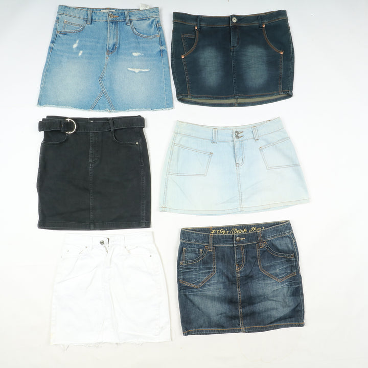 Gonne e mini gonne jeans donna box da 71pz donna