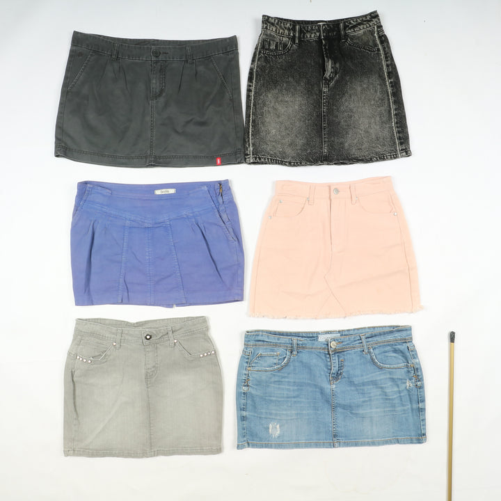 Gonne e mini gonne jeans donna box da 71pz donna