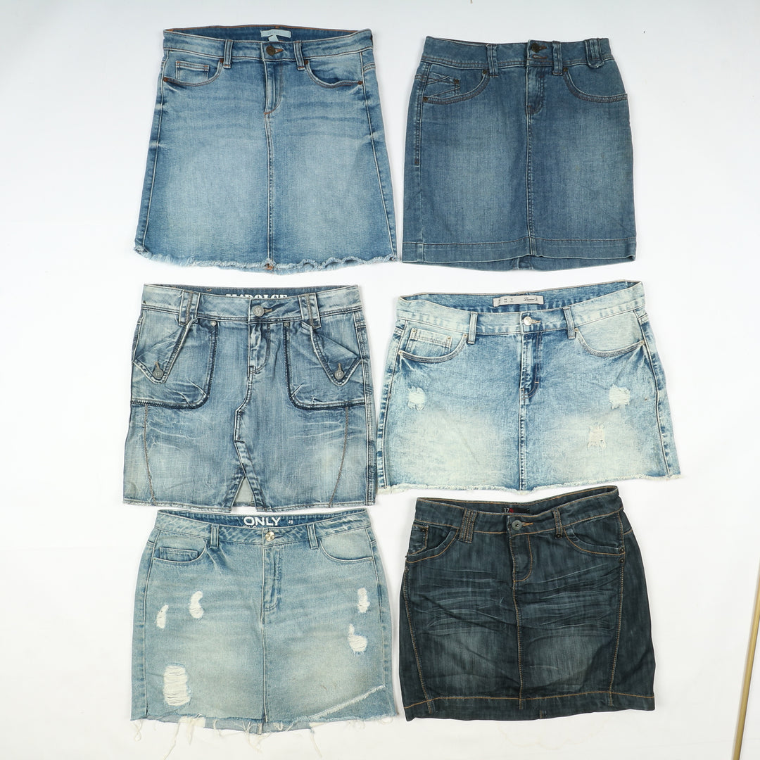Gonne e mini gonne jeans donna box da 71pz donna
