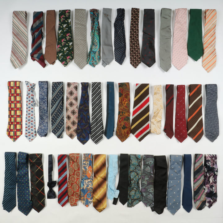 Lotto stock cravatte vintage box da 400pz