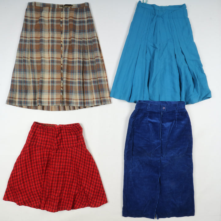 Gonne vintage invernali donna 30pz modelli misti