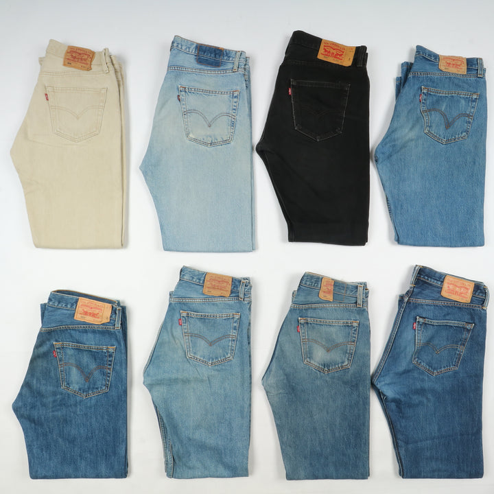 Levi's 501 grado A box da 30pz uomo e donna denim e mix color