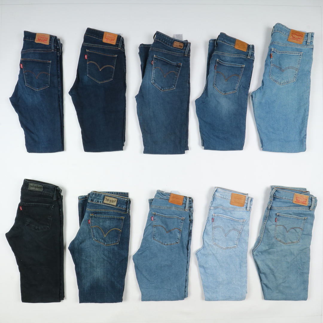 Levi's jeans denim slim, skinny, regular fit.. stock da 41 pz uomo e donna