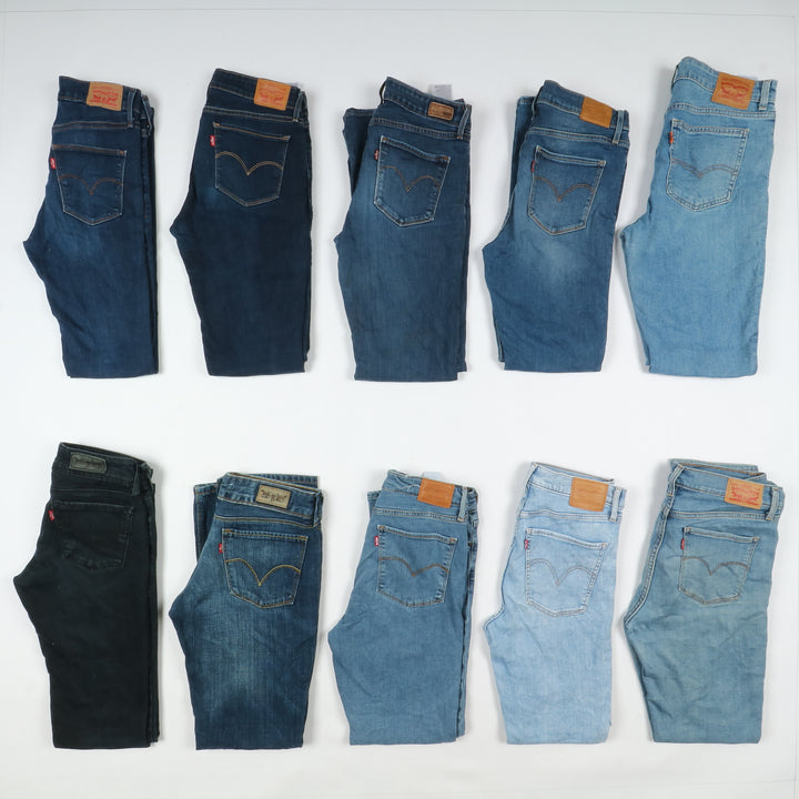 Levi's jeans denim slim, skinny, regular fit.. stock da 41 pz uomo e donna