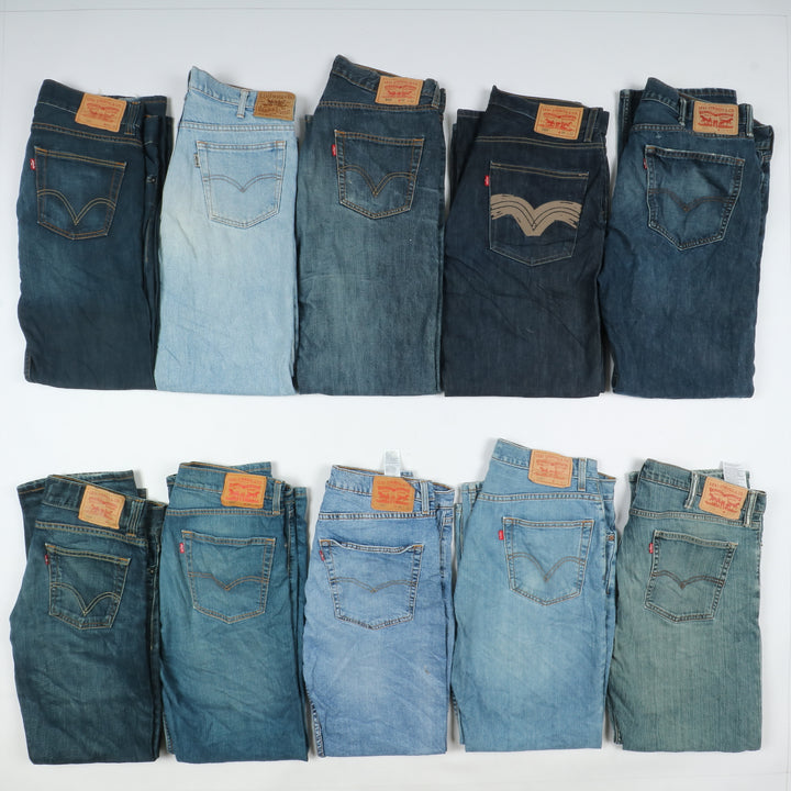 Levi's jeans denim slim, skinny, regular fit.. stock da 41 pz uomo e donna