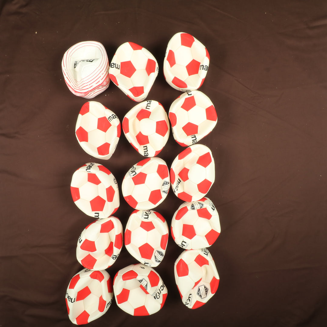 Stock palloni da calcio Macron numero 5 nuovi lotto da 70pz