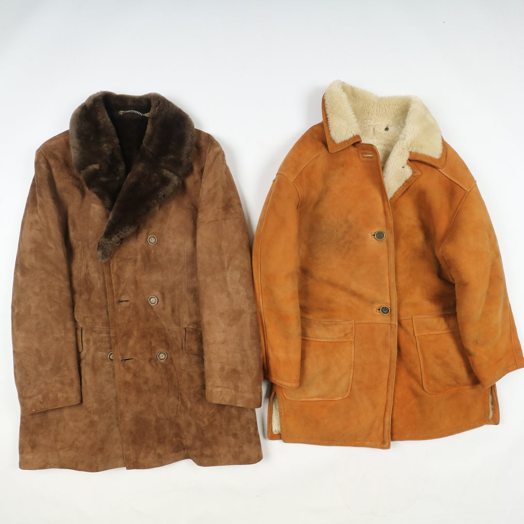 Box mix montoni shearling Uomo e Donna 9 pz stock leather jacket