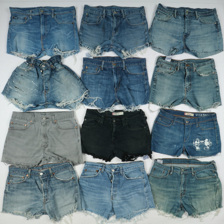 Levis short jeans donna box da 63pz denim e nero Levi's