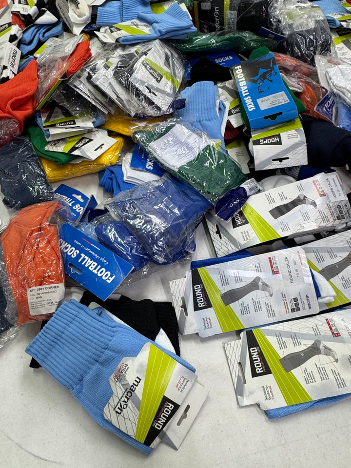 Stock calzini nuovi sportivi deadstock socks 135pz calcio football volley