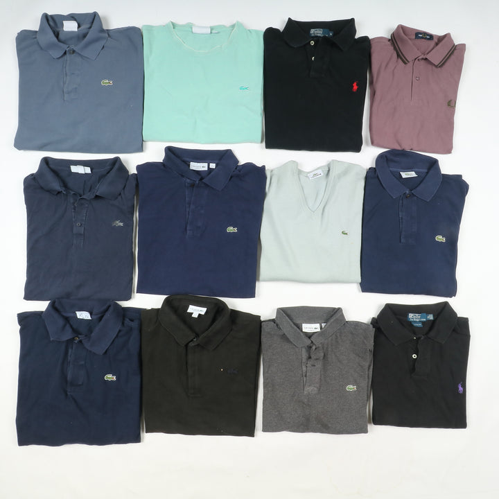 Stock Box 33pz mix Tommy Hilfiger, Ralph Lauren, Lacoste e Fred Perry uomo e donna