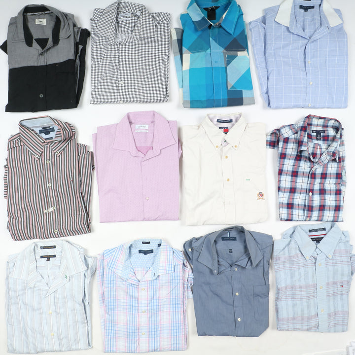 Camicie Firmate vintage box da 73pz uomo e donna CK, Bossc, Lee, Levis