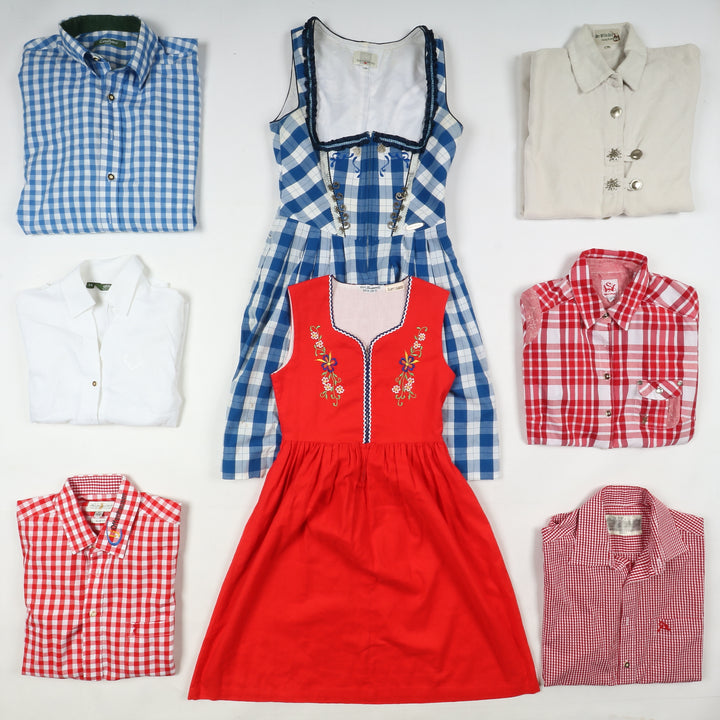 Abbigliamento Tirolese misto uomo e donna box da 42pz estivo e invernale
