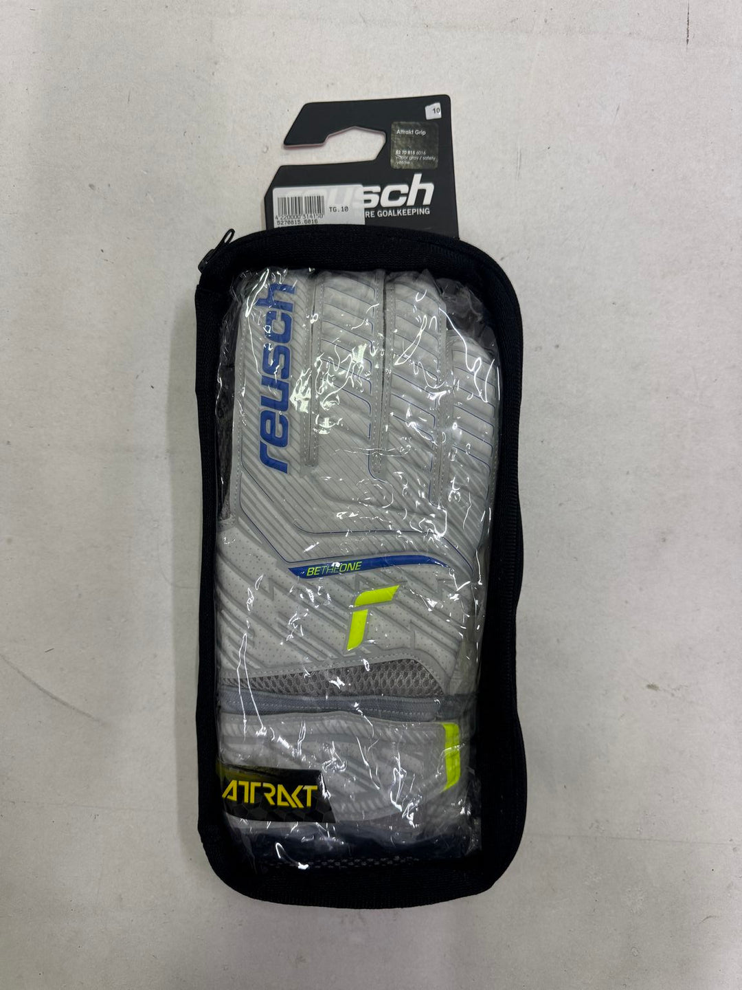 Reush attrakt grip size 10 guanti portiere calcio nuovi