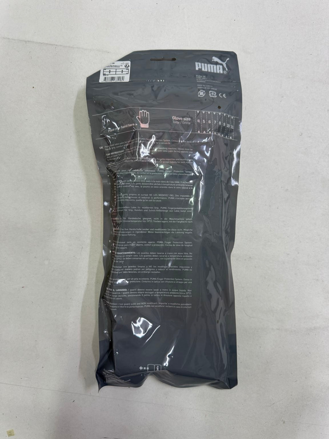 Puma ultra protect 3 size 4 junior guanti portiere calcio nuovi