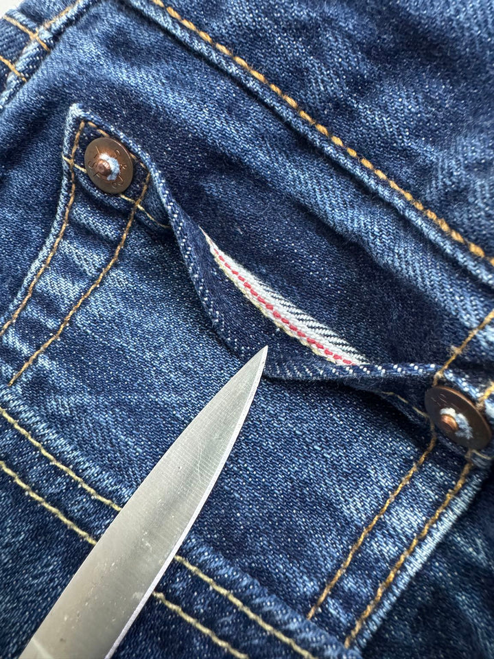 Levi's 501 White Aok W32 L32 selvedge vintage jeans lvc cimosa