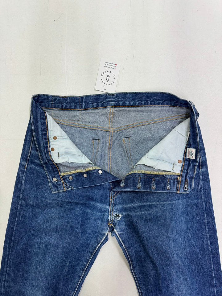 Levi's 501 White Aok W32 L32 selvedge vintage jeans lvc cimosa