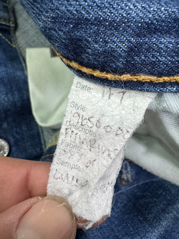 Levi's 501 White Aok W32 L32 selvedge vintage jeans lvc cimosa