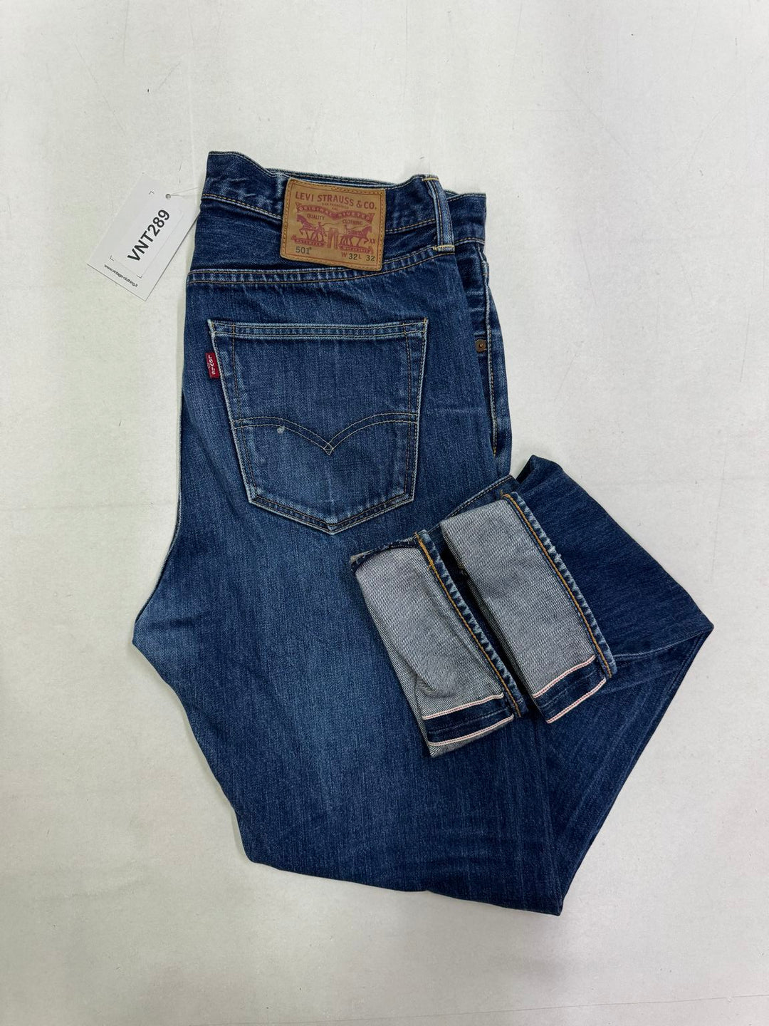 Levi's 501 White Aok W32 L32 selvedge vintage jeans lvc cimosa