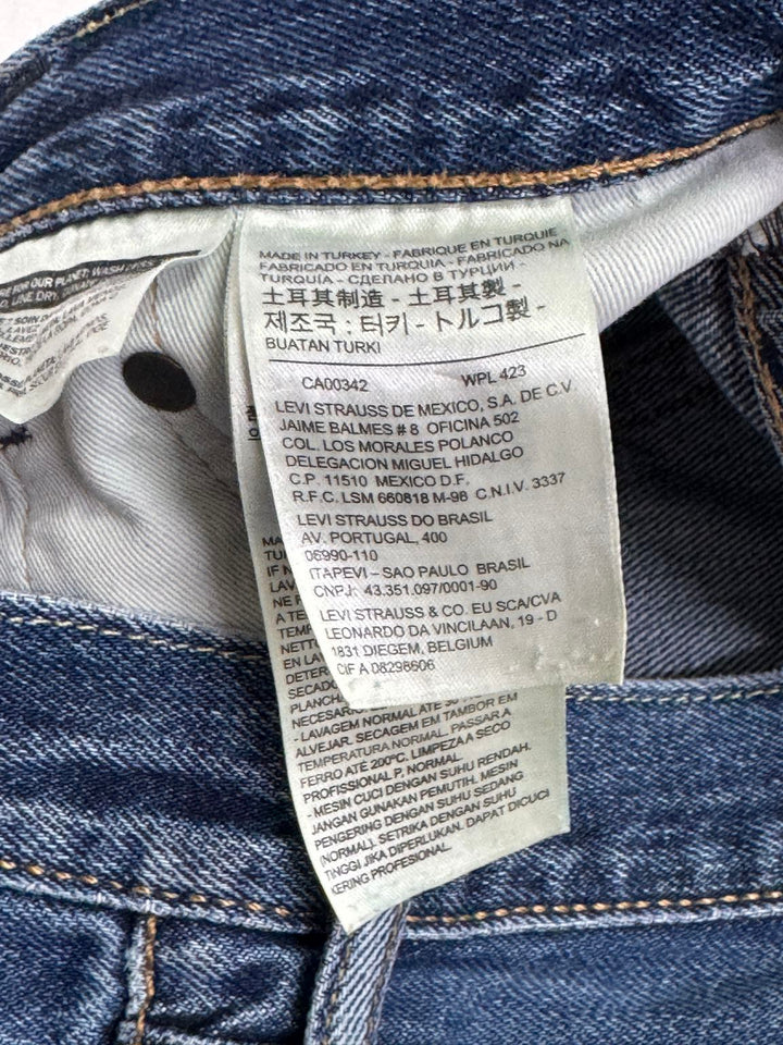Levi's 511 W31 L32 selvedge vintage jeans lvc cimosa