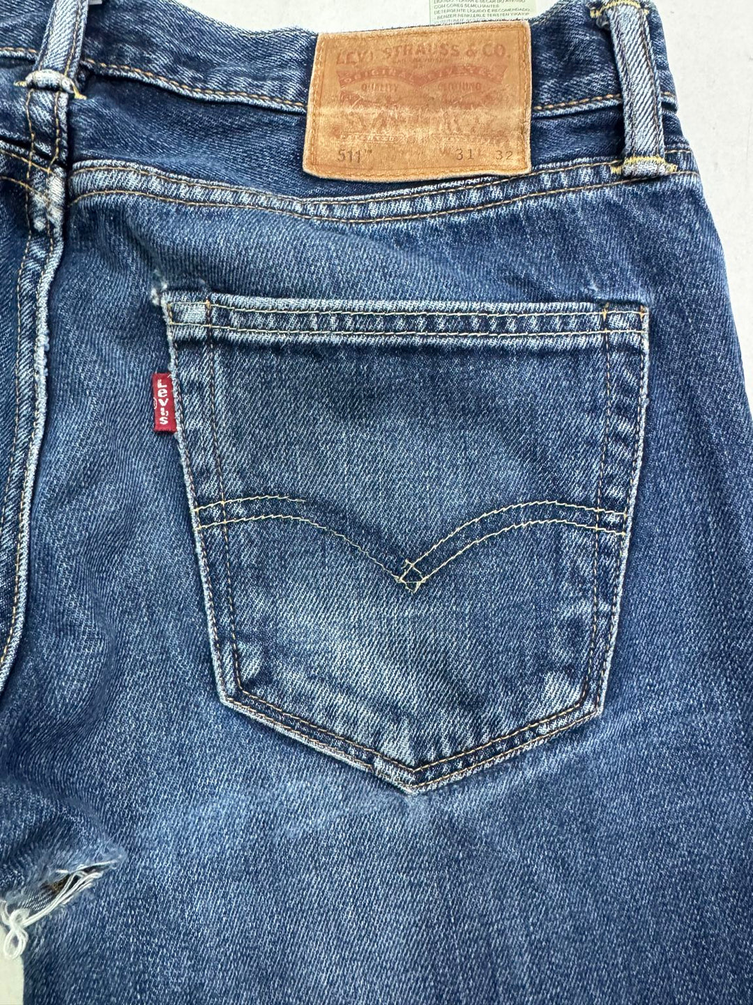 Levi's 511 W31 L32 selvedge vintage jeans lvc cimosa