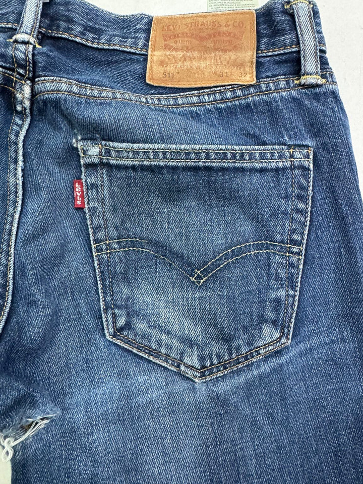 Levi's 511 W31 L32 selvedge vintage jeans lvc cimosa