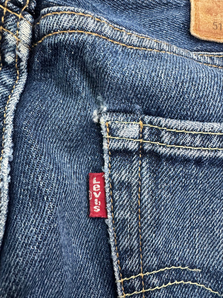 Levi's 511 W31 L32 selvedge vintage jeans lvc cimosa