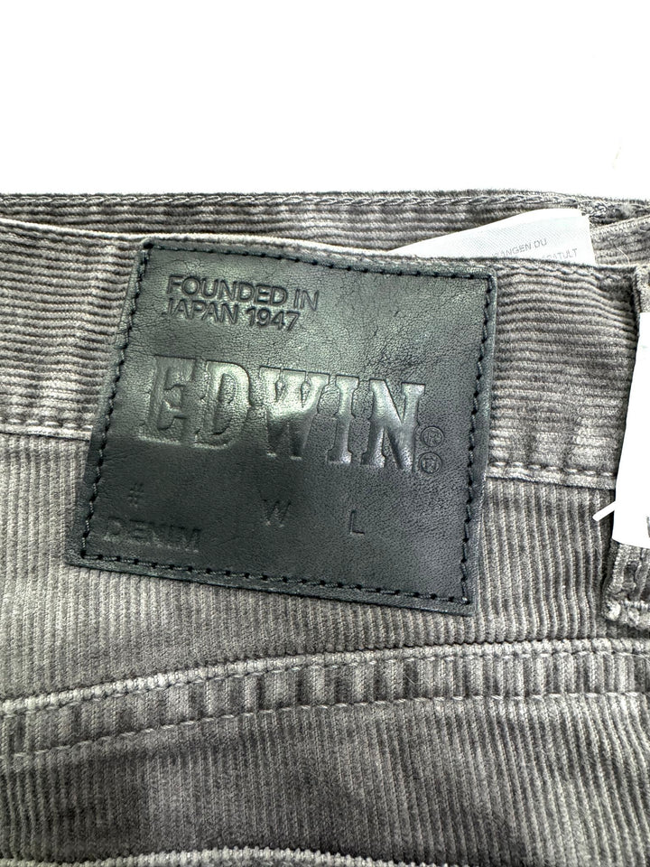 Edwin dillon slim pant W31 L32 deadstock corduroy pant marrone