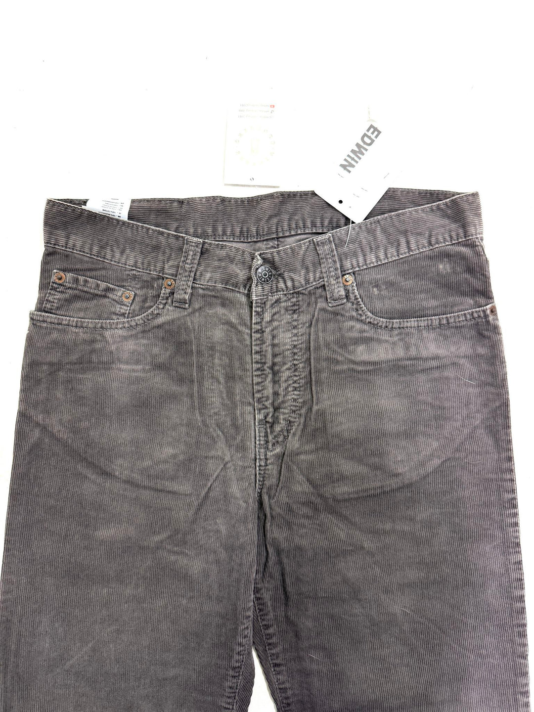Edwin dillon slim pant W31 L32 deadstock corduroy pant marrone