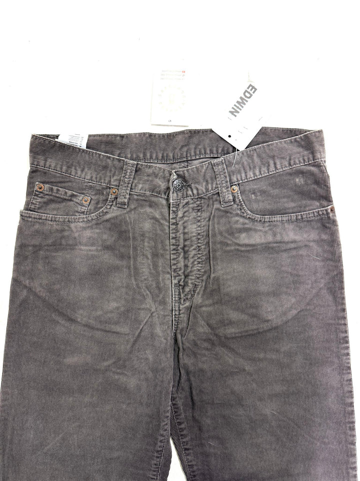 Edwin dillon slim pant W31 L32 deadstock corduroy pant marrone