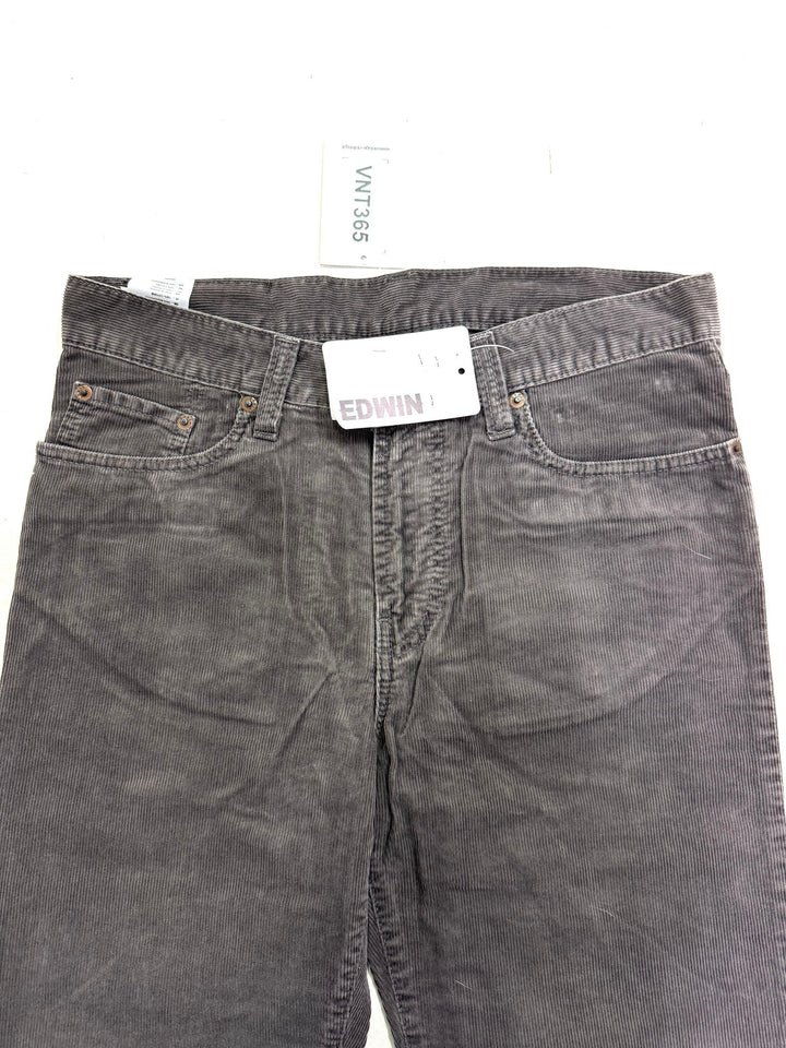 Edwin dillon slim pant W31 L32 deadstock corduroy pant marrone