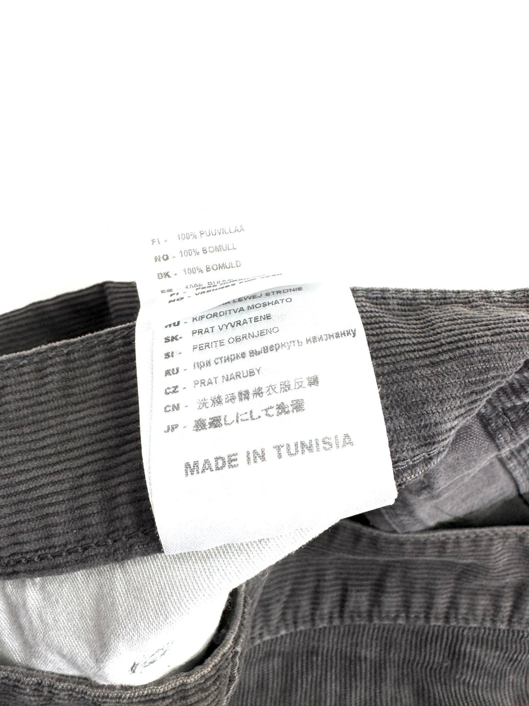 Edwin dillon slim pant W31 L32 deadstock corduroy pant marrone