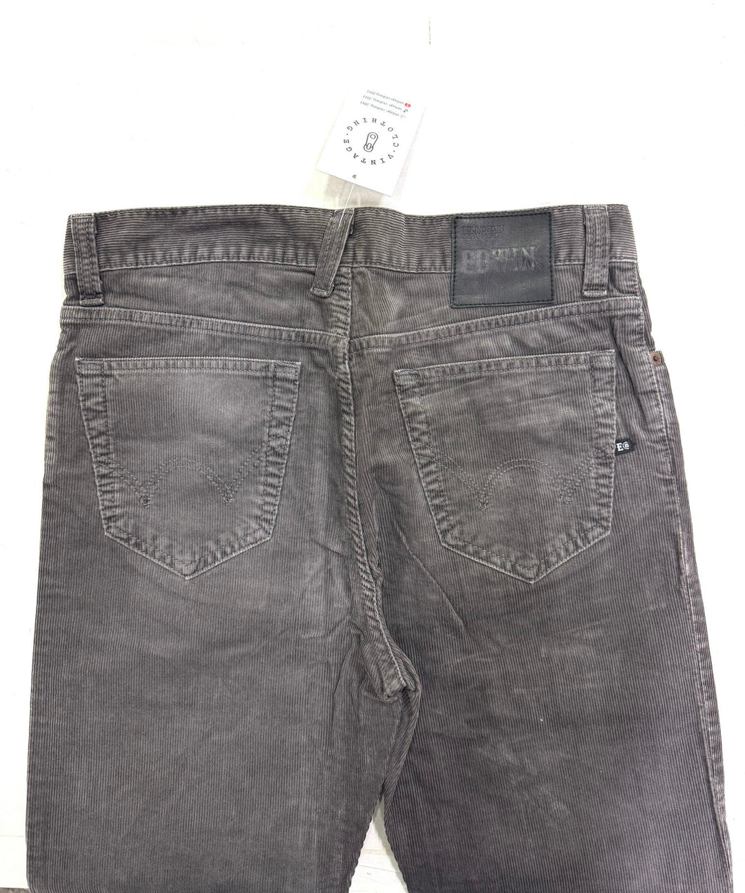 Edwin dillon slim pant W31 L32 deadstock corduroy pant marrone
