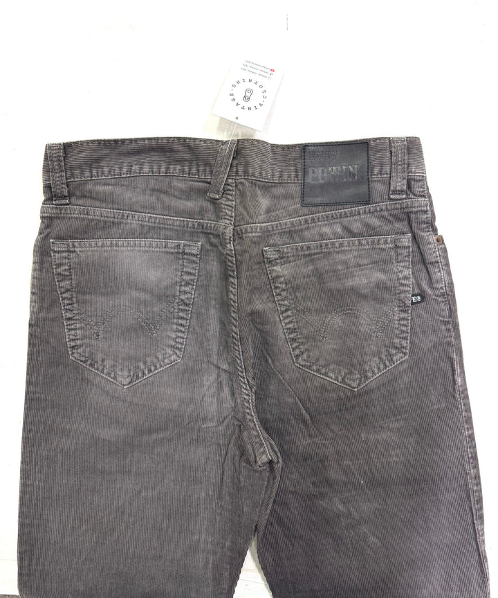 Edwin dillon slim pant W31 L32 deadstock corduroy pant marrone
