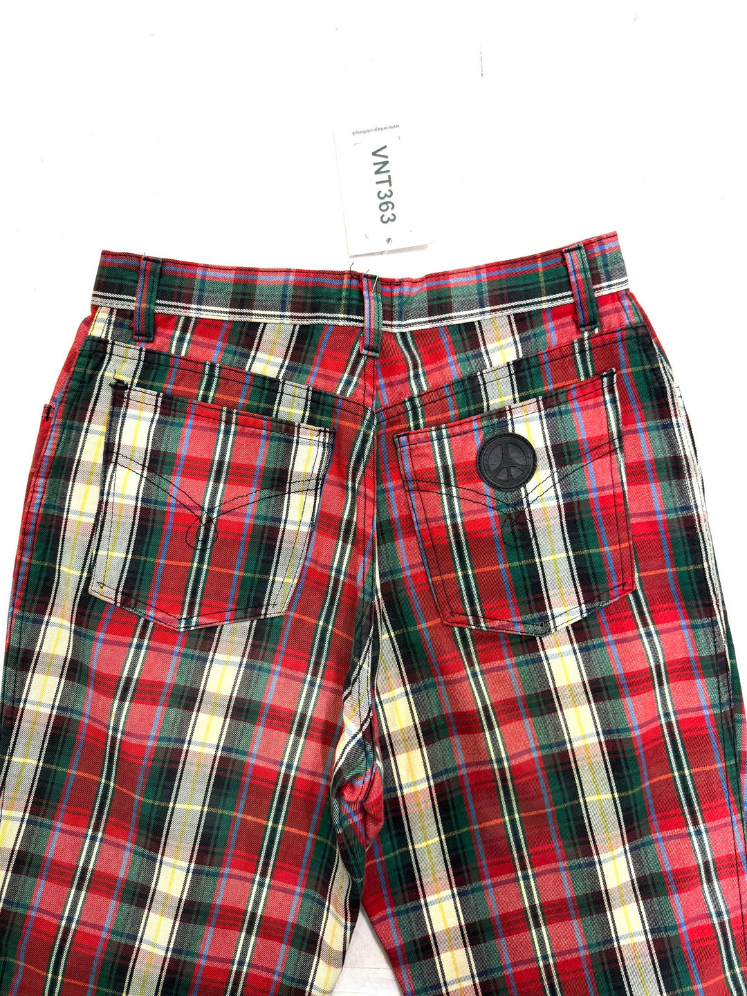 Moschino Made in Italy pantalone a quadri taglia XS anni 90&