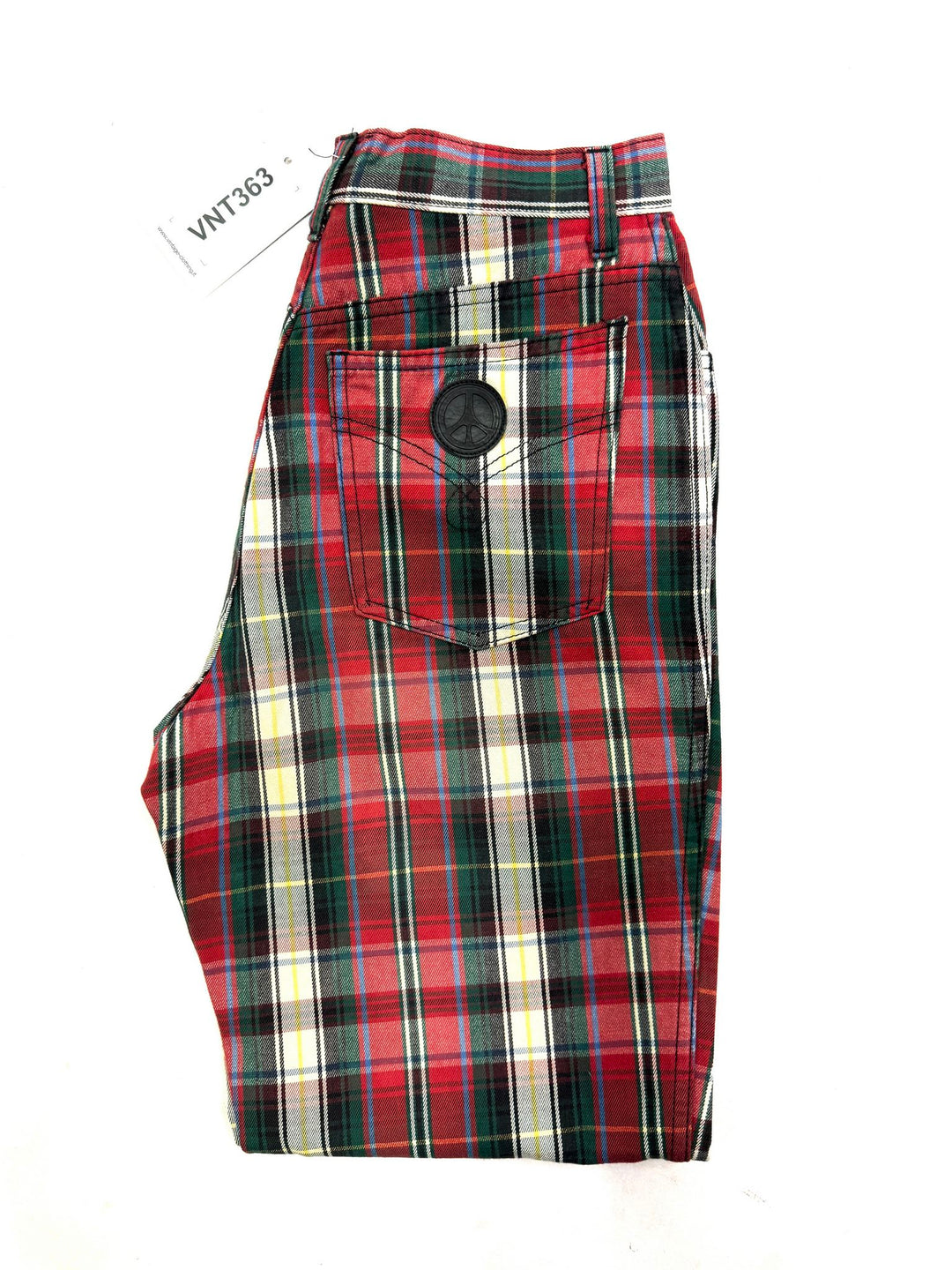 Moschino Made in Italy pantalone a quadri taglia XS anni 90&