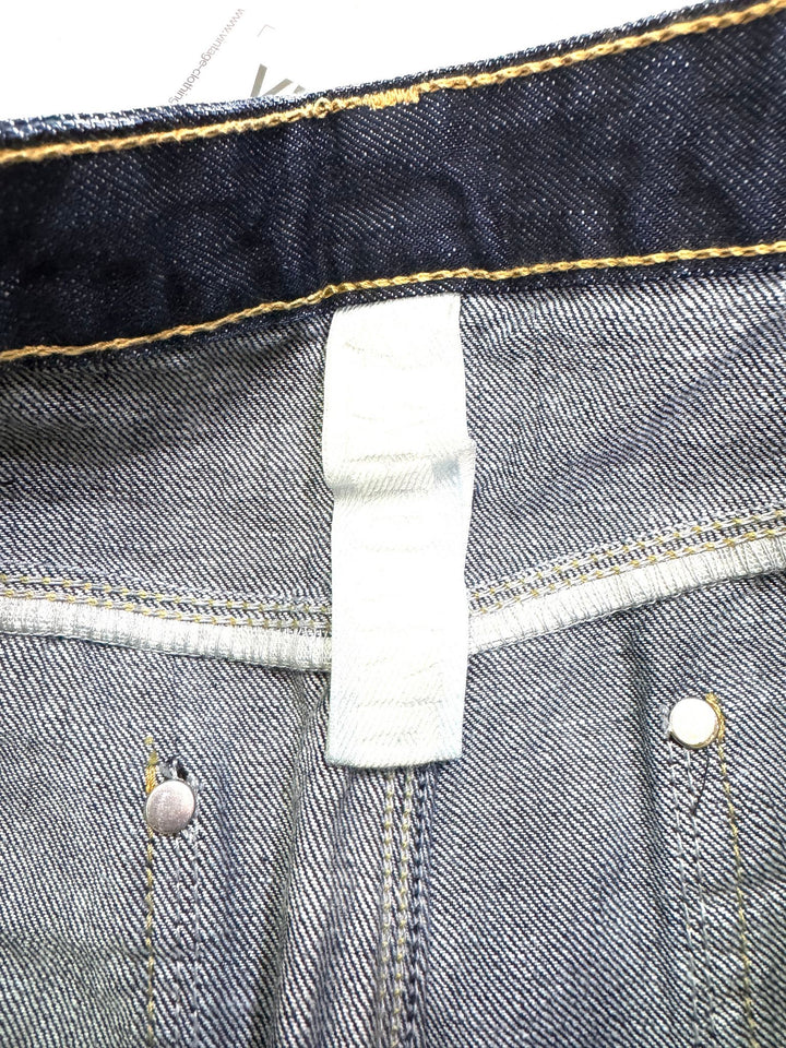 Uniform Gino chic cimosato W27 deadstock selvedge jeans vintage anni 90&